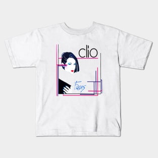 Clio Faces 80s Italo Disco Underground Kids T-Shirt